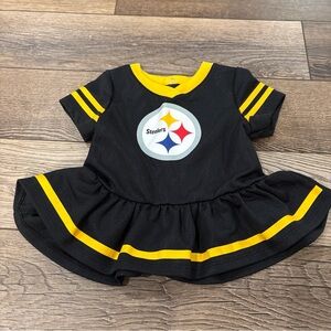 NFL Steelers Baby Girl 3-6 month One Piece